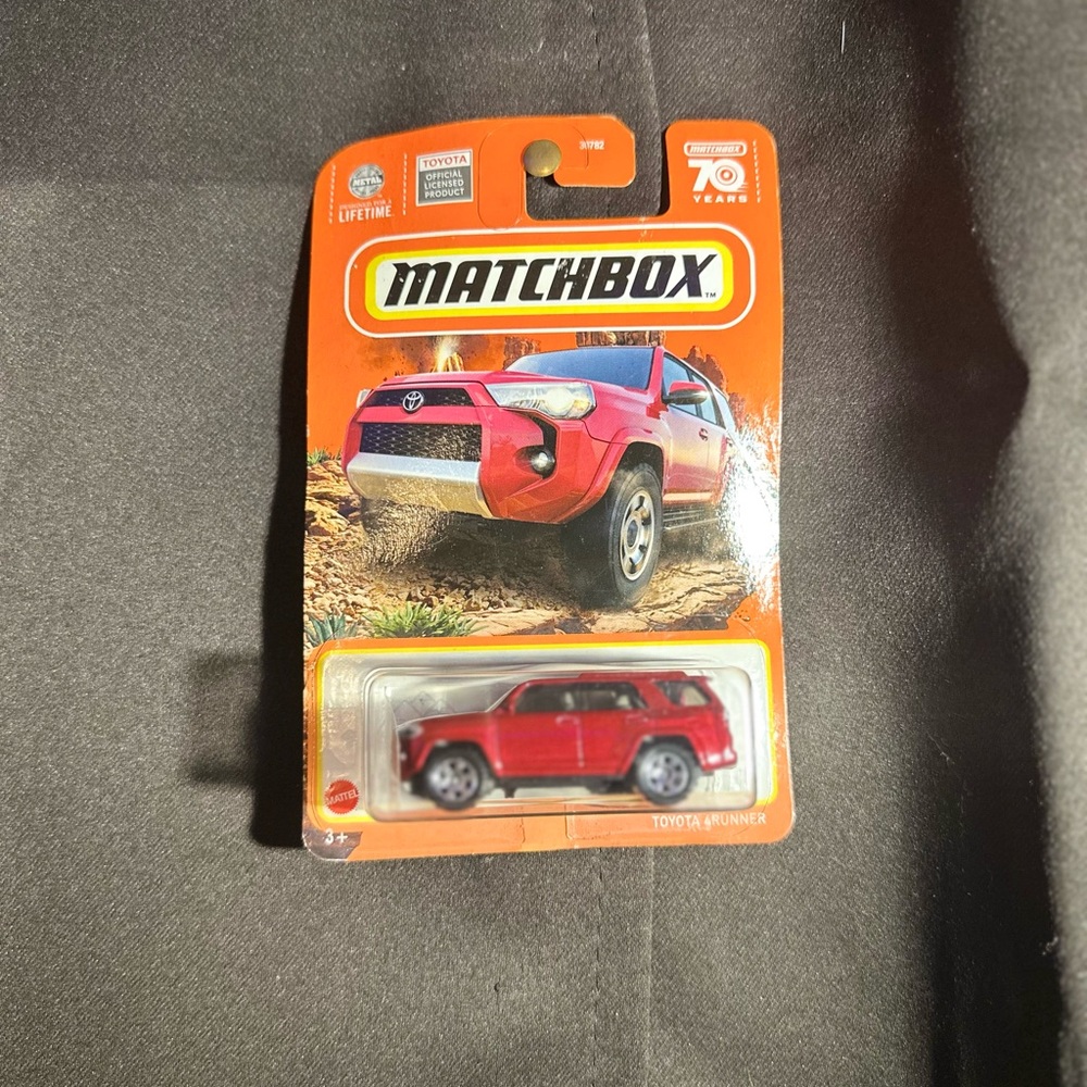 Matchbox Red Toyota 4Runner Toy Car
